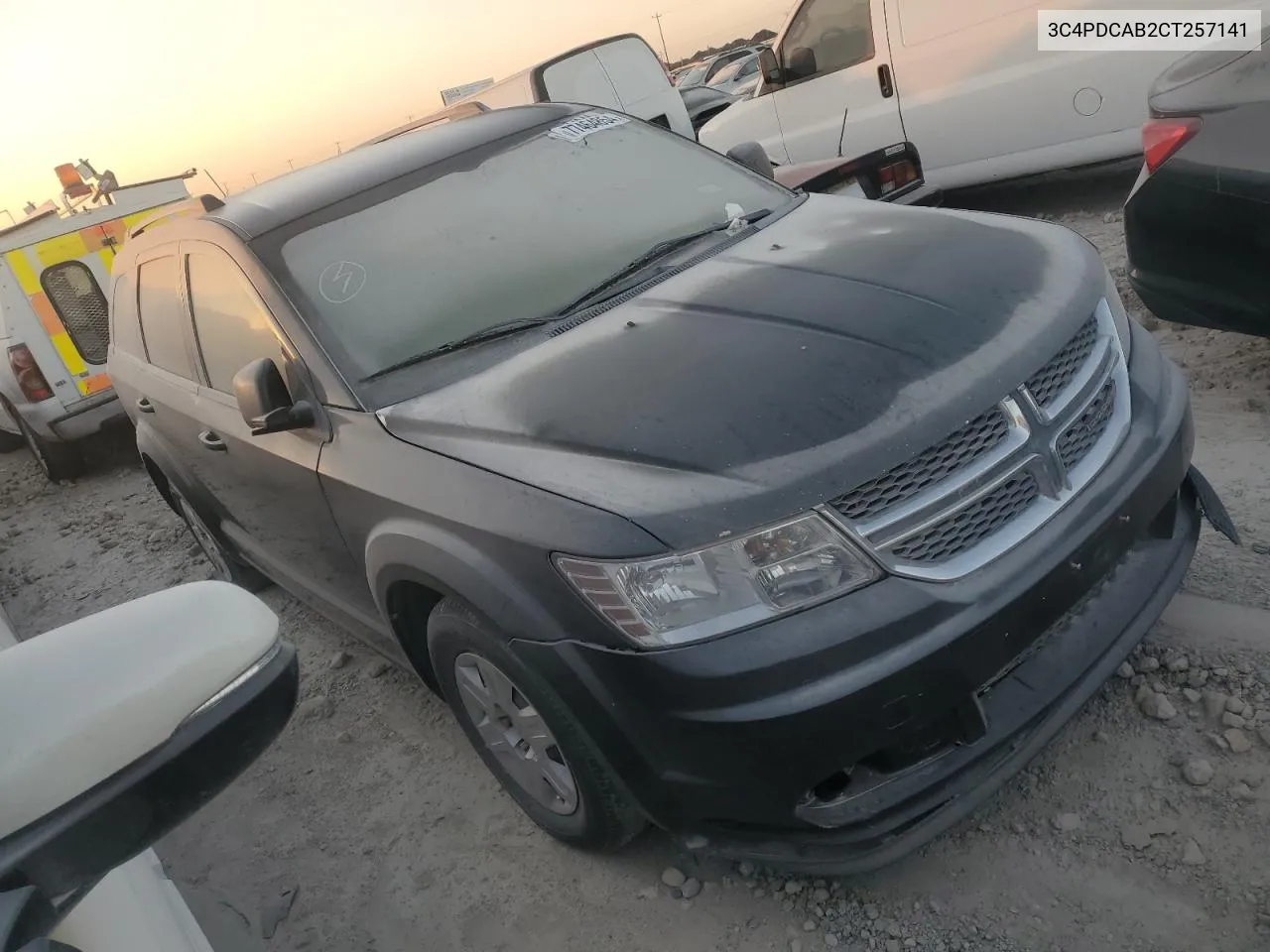 2012 Dodge Journey Se VIN: 3C4PDCAB2CT257141 Lot: 77464854