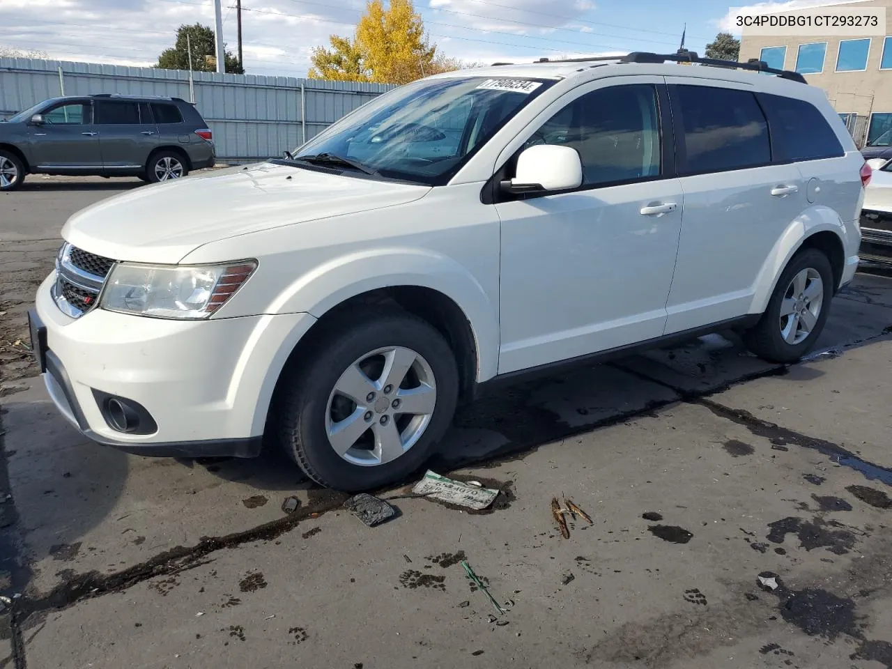 2012 Dodge Journey Sxt VIN: 3C4PDDBG1CT293273 Lot: 77906234