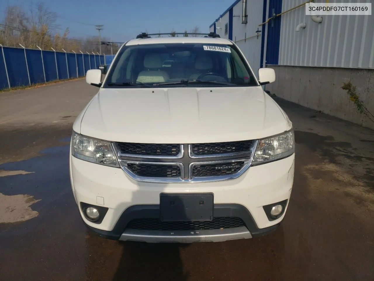 2012 Dodge Journey R/T VIN: 3C4PDDFG7CT160169 Lot: 78681624