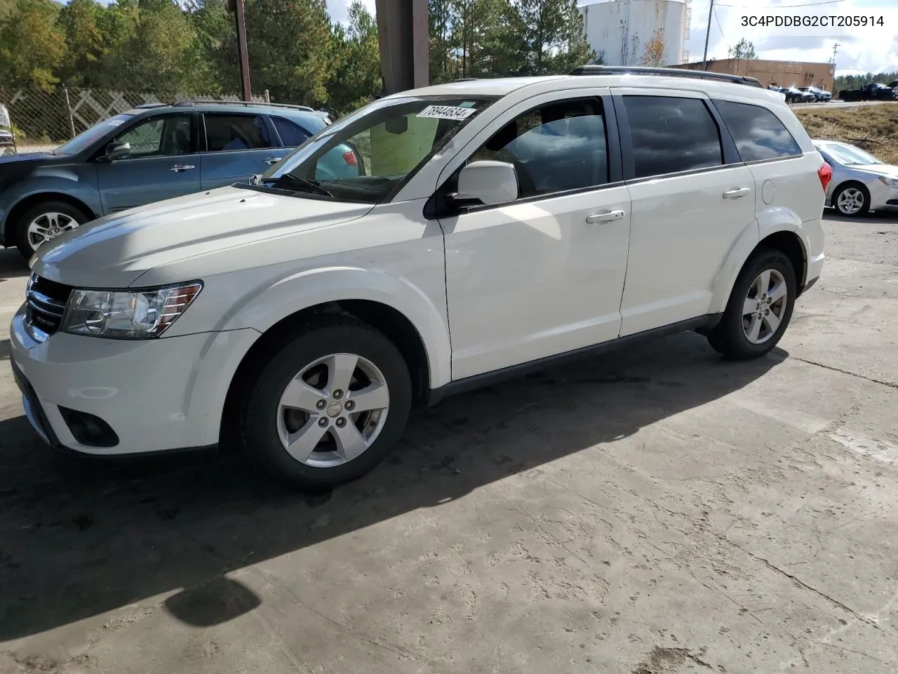 2012 Dodge Journey Sxt VIN: 3C4PDDBG2CT205914 Lot: 78944634