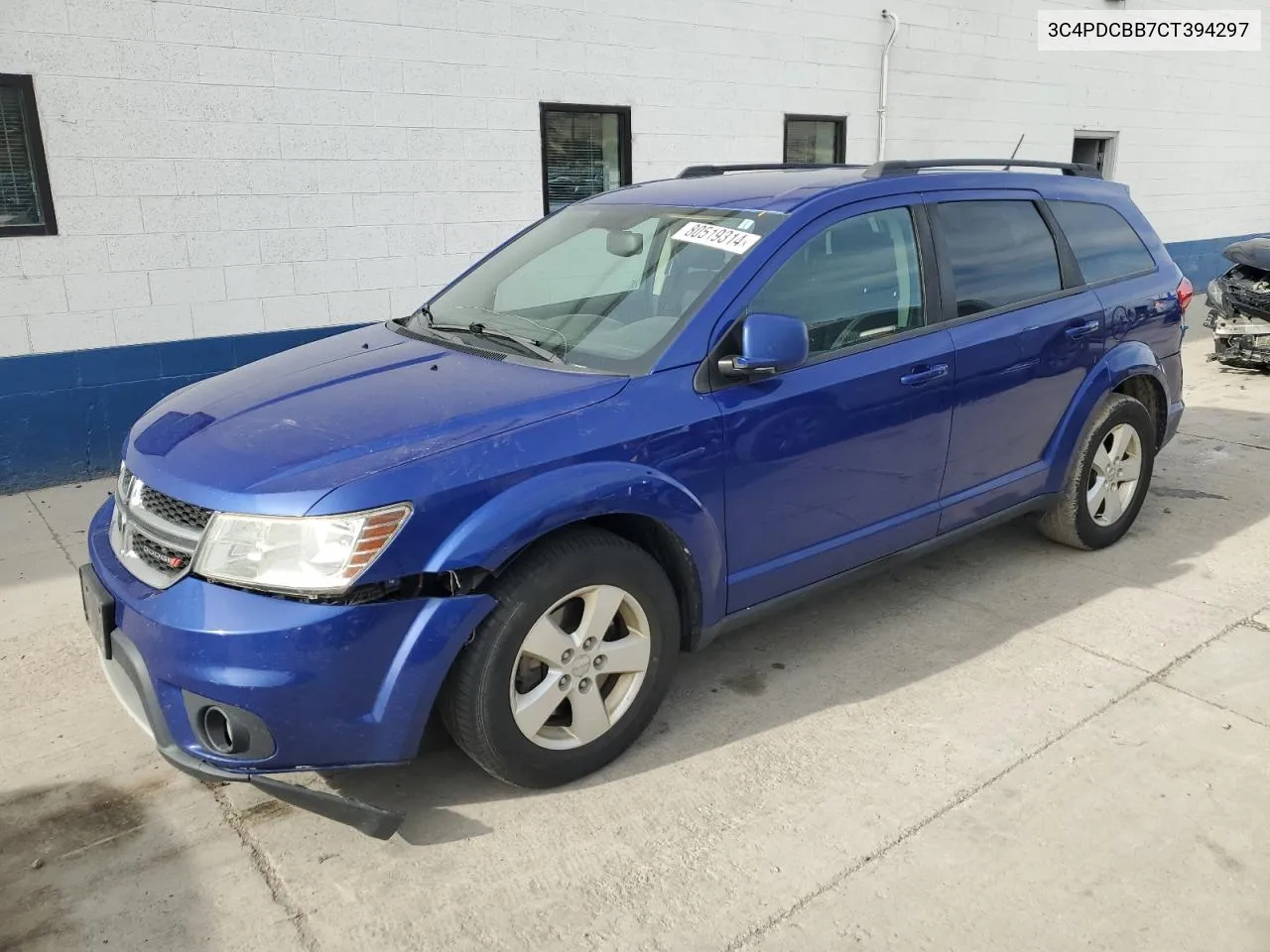 2012 Dodge Journey Sxt VIN: 3C4PDCBB7CT394297 Lot: 80519314