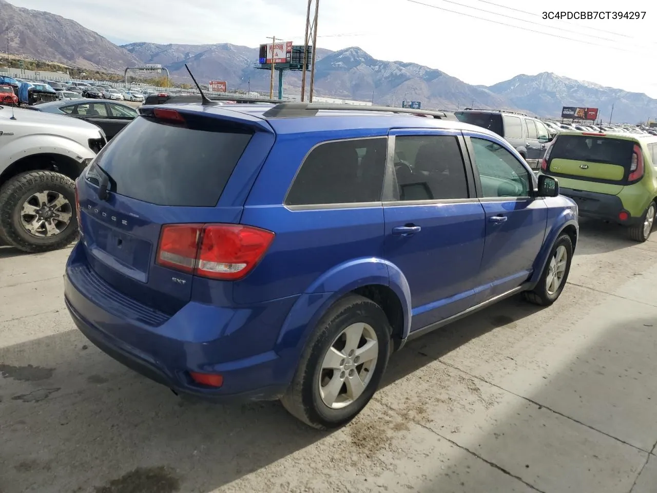 2012 Dodge Journey Sxt VIN: 3C4PDCBB7CT394297 Lot: 80519314