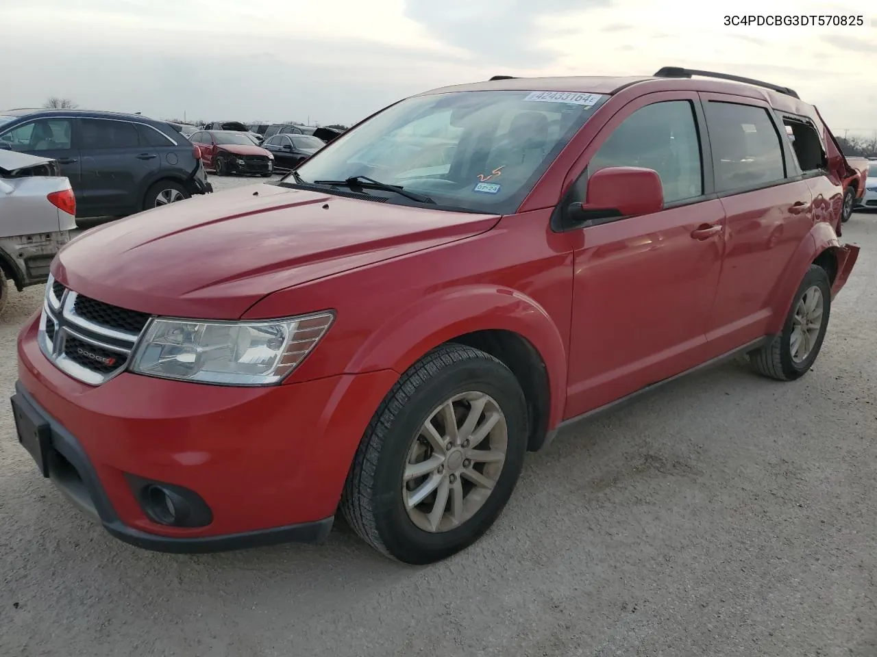 2013 Dodge Journey Sxt VIN: 3C4PDCBG3DT570825 Lot: 42433164