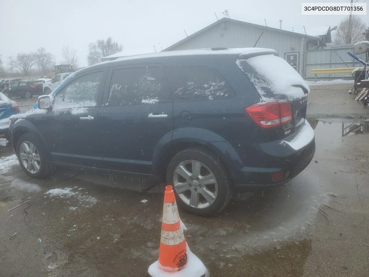 2013 Dodge Journey Crew VIN: 3C4PDCDG8DT701356 Lot: 42603784