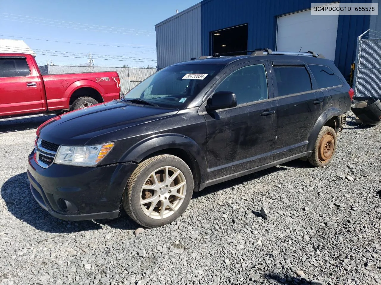 2013 Dodge Journey Sxt VIN: 3C4PDCCG1DT655578 Lot: 53799934