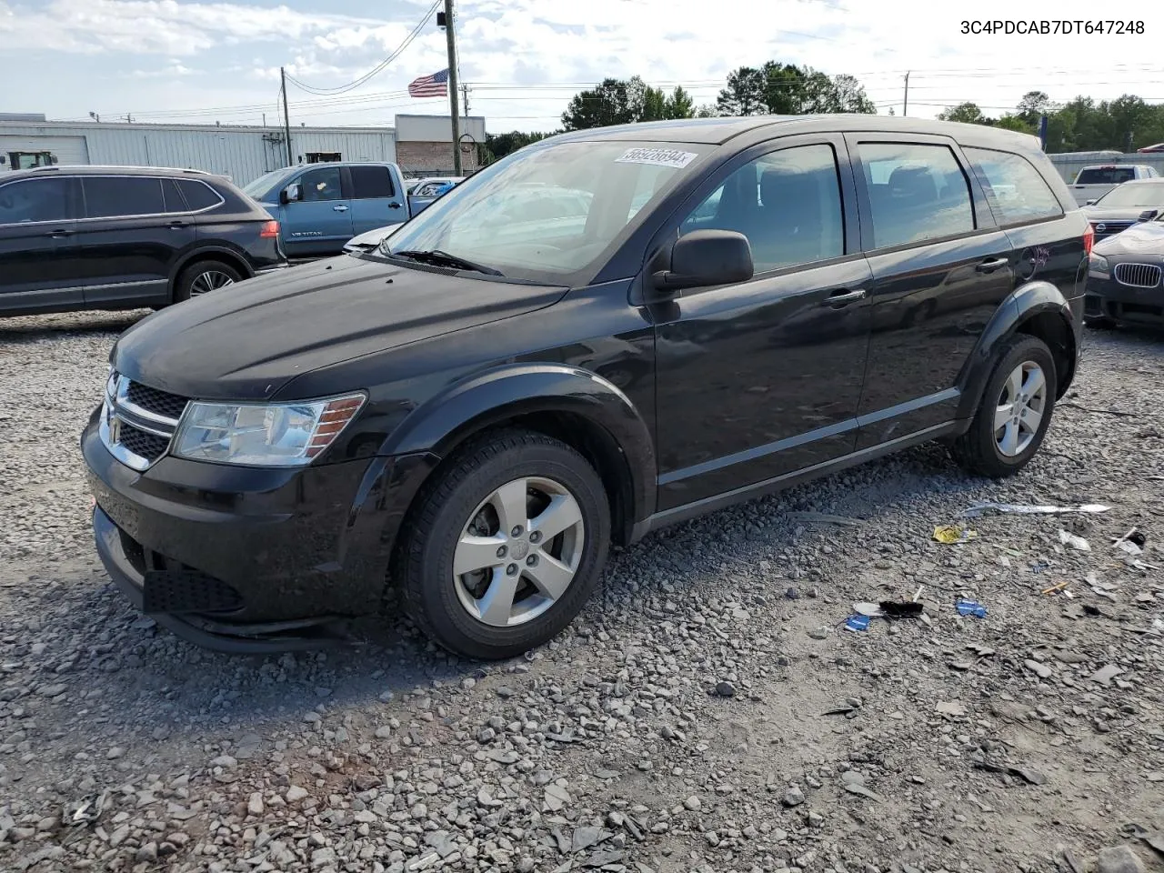 2013 Dodge Journey Se VIN: 3C4PDCAB7DT647248 Lot: 56928694