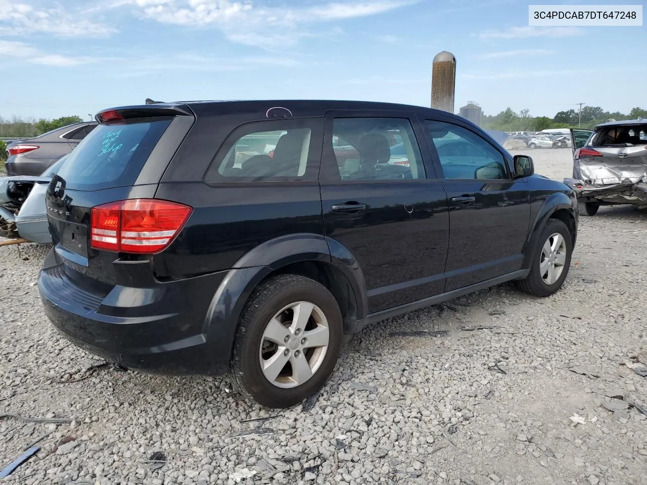 2013 Dodge Journey Se VIN: 3C4PDCAB7DT647248 Lot: 56928694