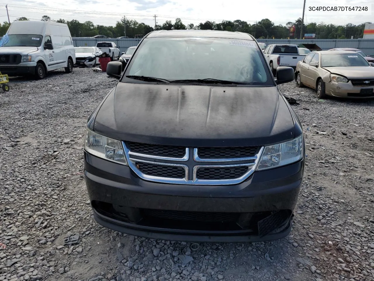 2013 Dodge Journey Se VIN: 3C4PDCAB7DT647248 Lot: 56928694