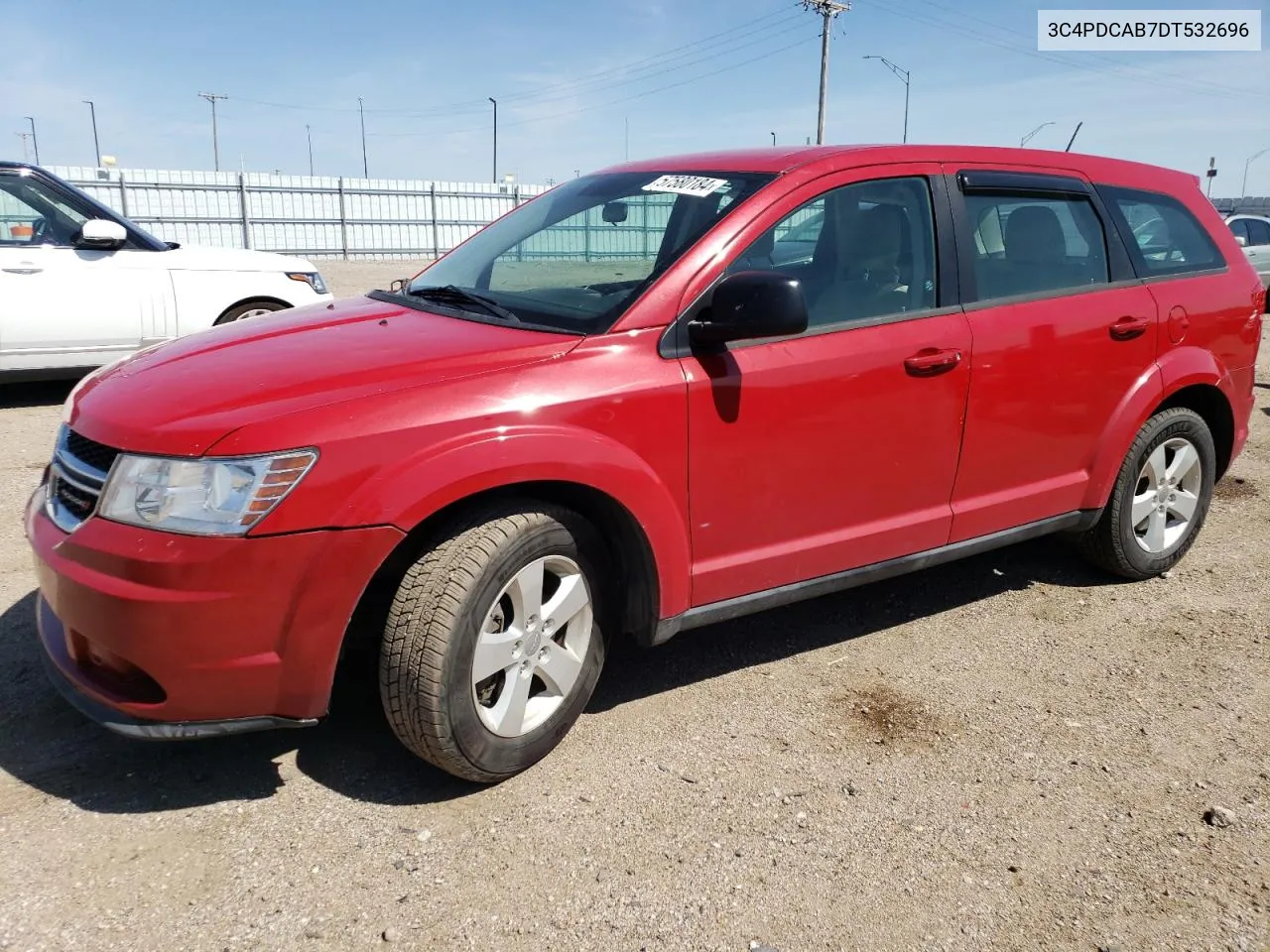 2013 Dodge Journey Se VIN: 3C4PDCAB7DT532696 Lot: 57580184