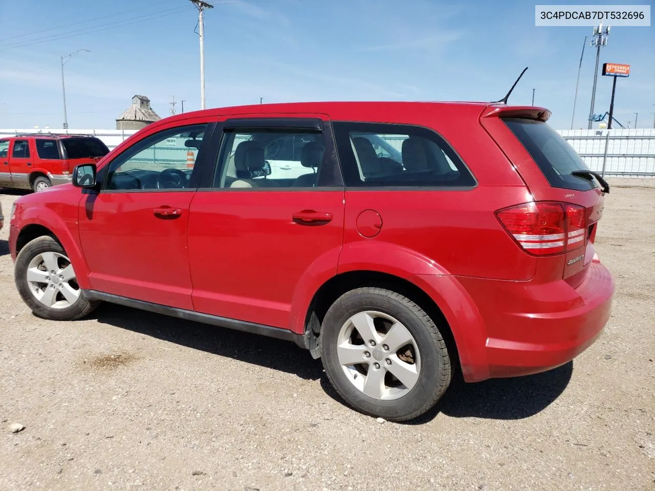 2013 Dodge Journey Se VIN: 3C4PDCAB7DT532696 Lot: 57580184