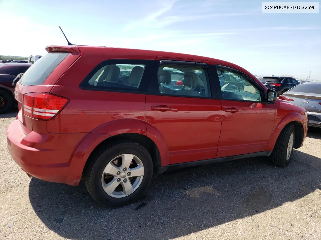 2013 Dodge Journey Se VIN: 3C4PDCAB7DT532696 Lot: 57580184