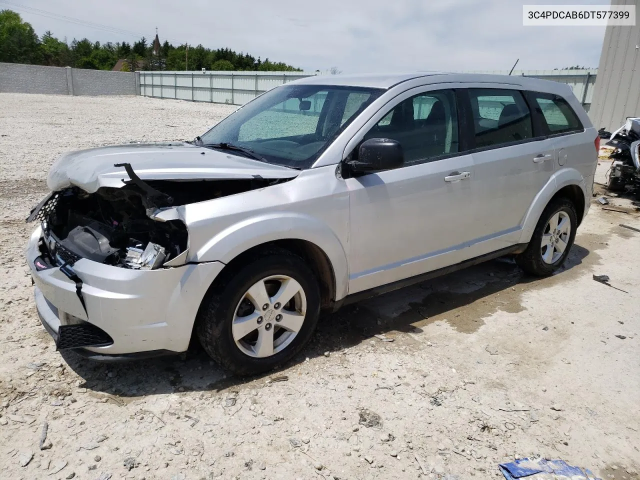 2013 Dodge Journey Se VIN: 3C4PDCAB6DT577399 Lot: 57858654