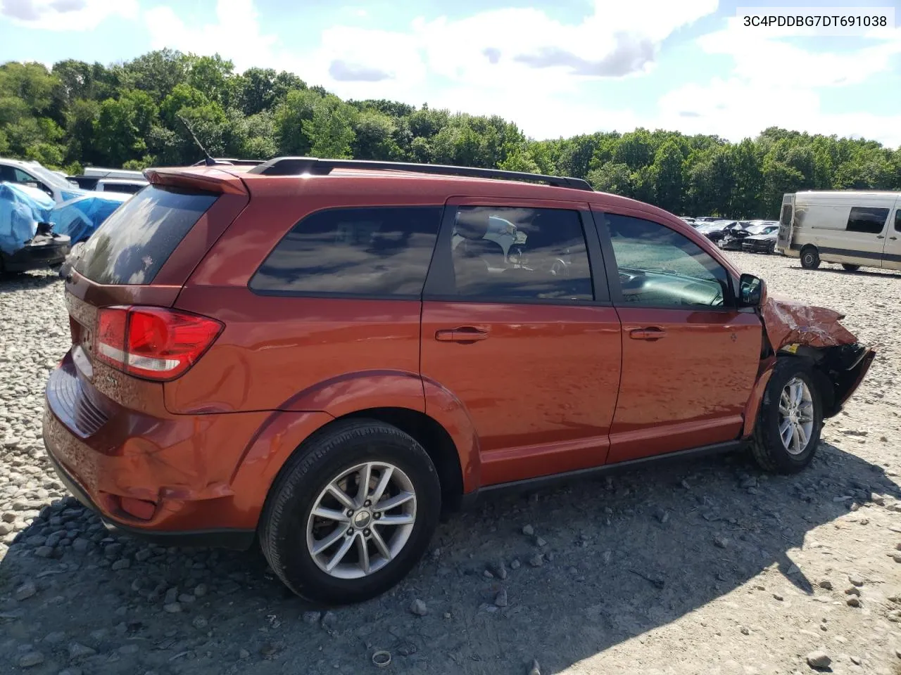 2013 Dodge Journey Sxt VIN: 3C4PDDBG7DT691038 Lot: 58400164