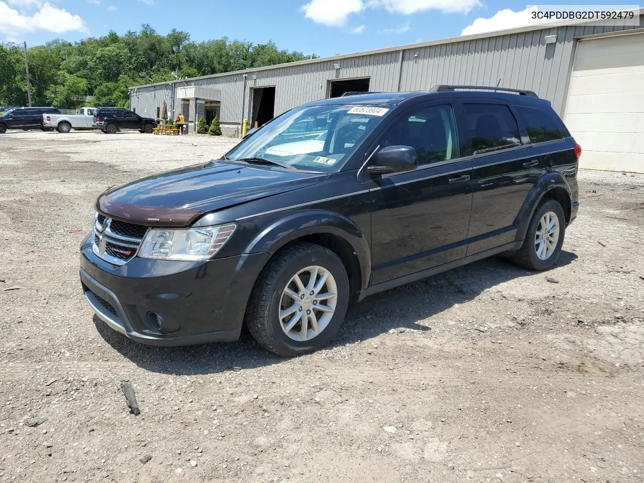 2013 Dodge Journey Sxt VIN: 3C4PDDBG2DT592479 Lot: 60823904