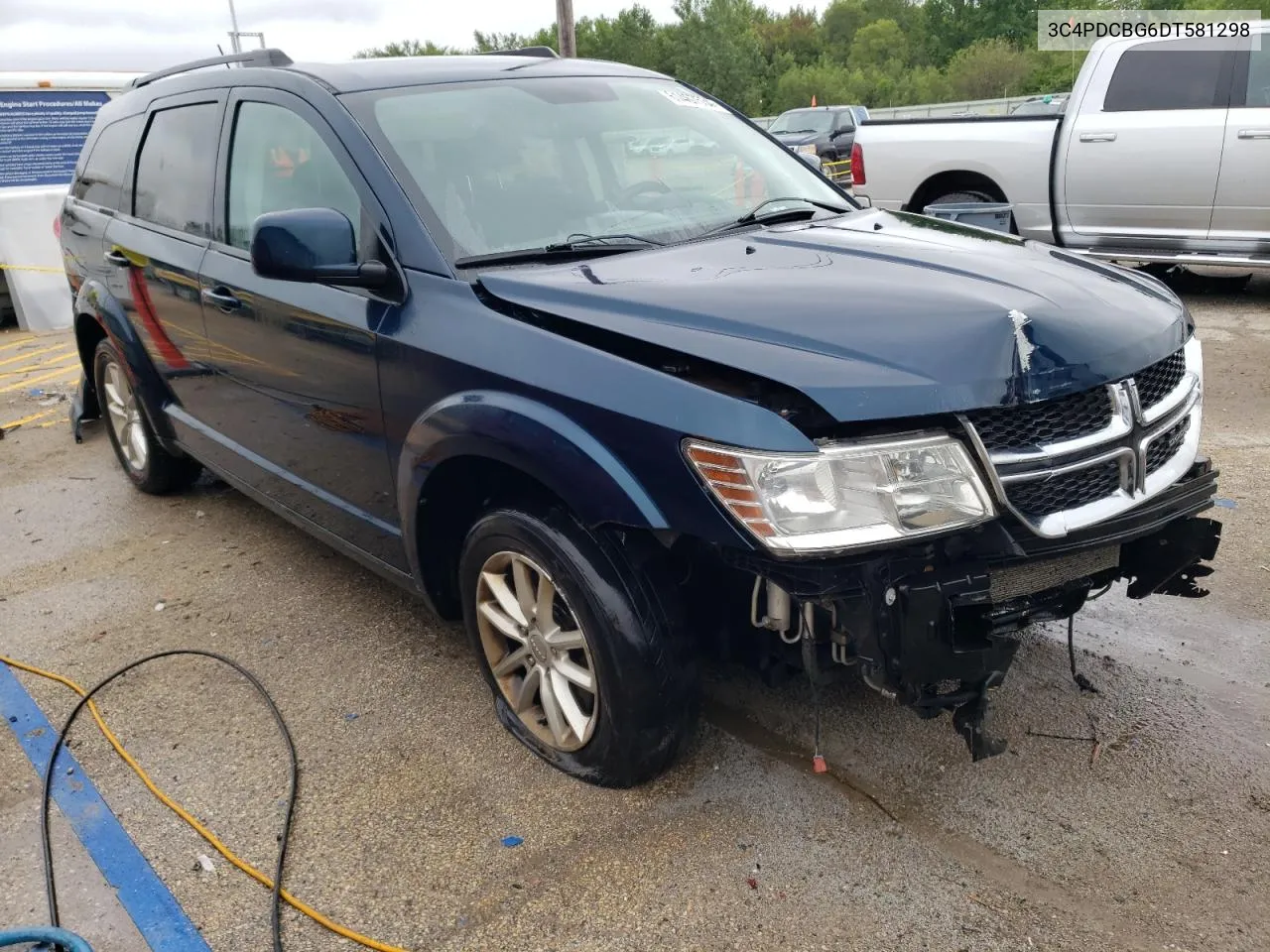 2013 Dodge Journey Sxt VIN: 3C4PDCBG6DT581298 Lot: 61467534