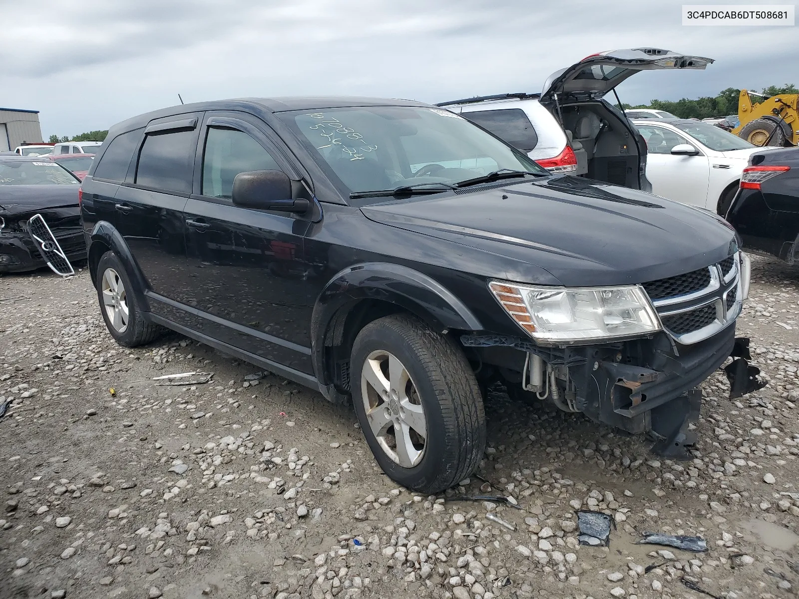 2013 Dodge Journey Se VIN: 3C4PDCAB6DT508681 Lot: 61670164