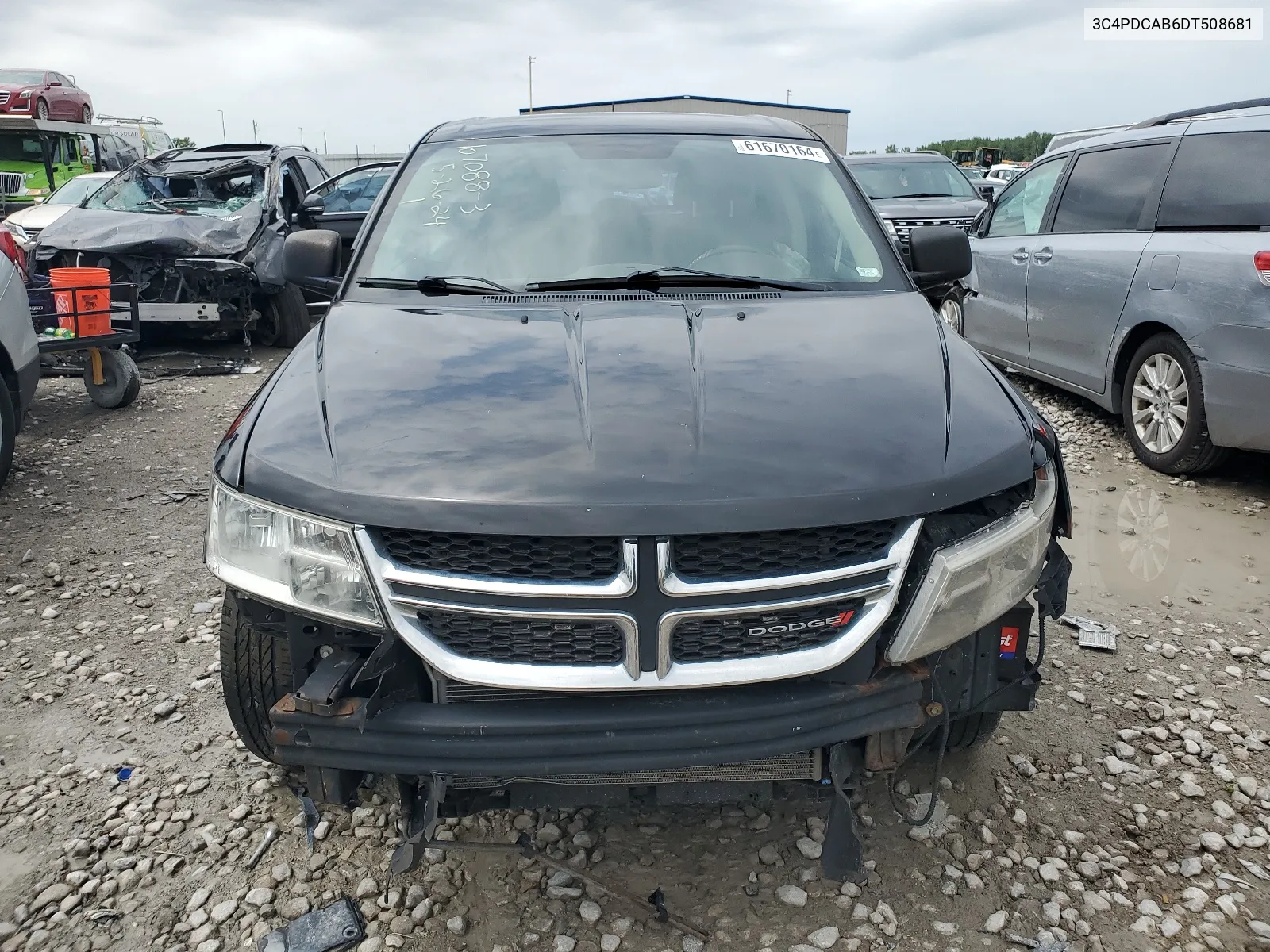 2013 Dodge Journey Se VIN: 3C4PDCAB6DT508681 Lot: 61670164