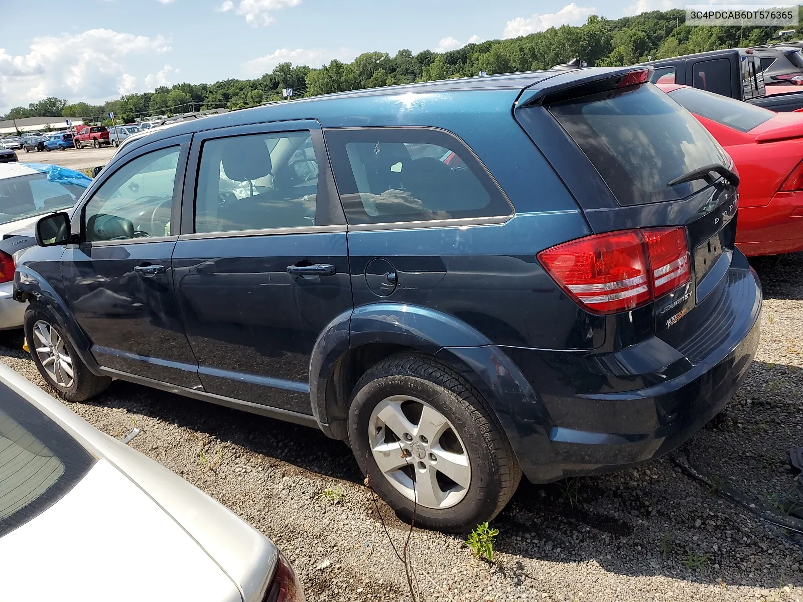 2013 Dodge Journey Se VIN: 3C4PDCAB6DT576365 Lot: 63215664