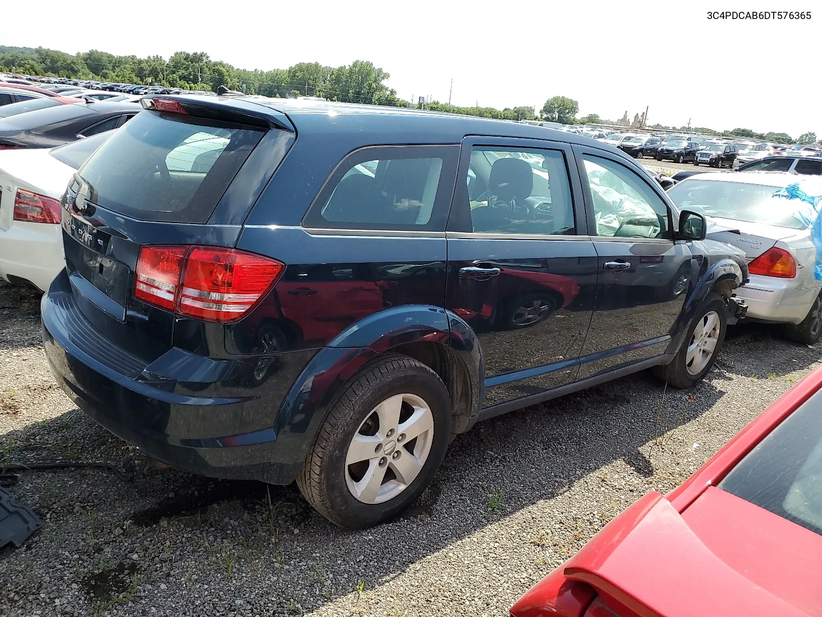 2013 Dodge Journey Se VIN: 3C4PDCAB6DT576365 Lot: 63215664