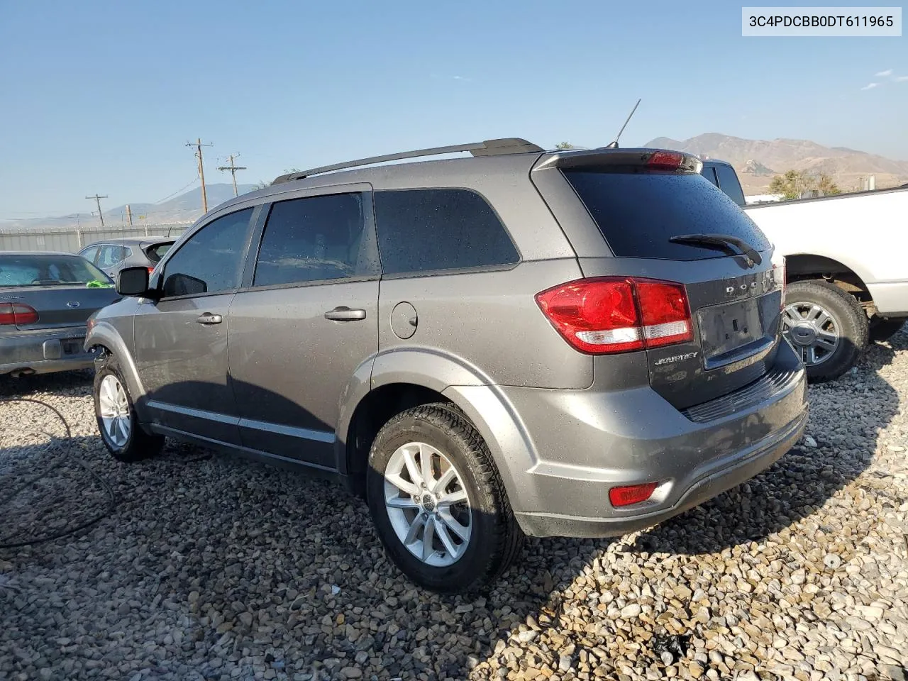 2013 Dodge Journey Sxt VIN: 3C4PDCBB0DT611965 Lot: 65445024