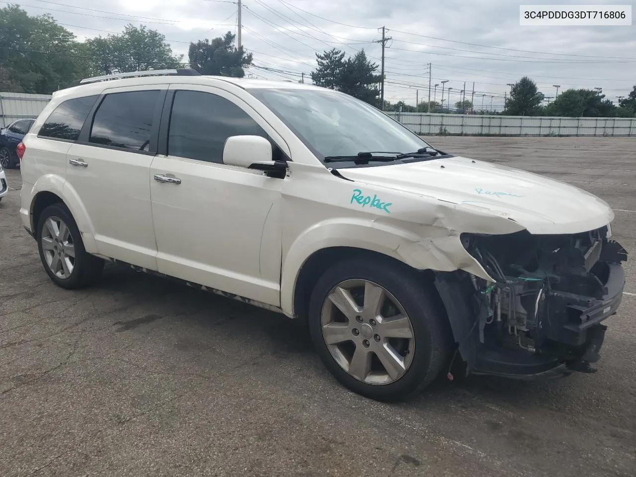 3C4PDDDG3DT716806 2013 Dodge Journey Crew