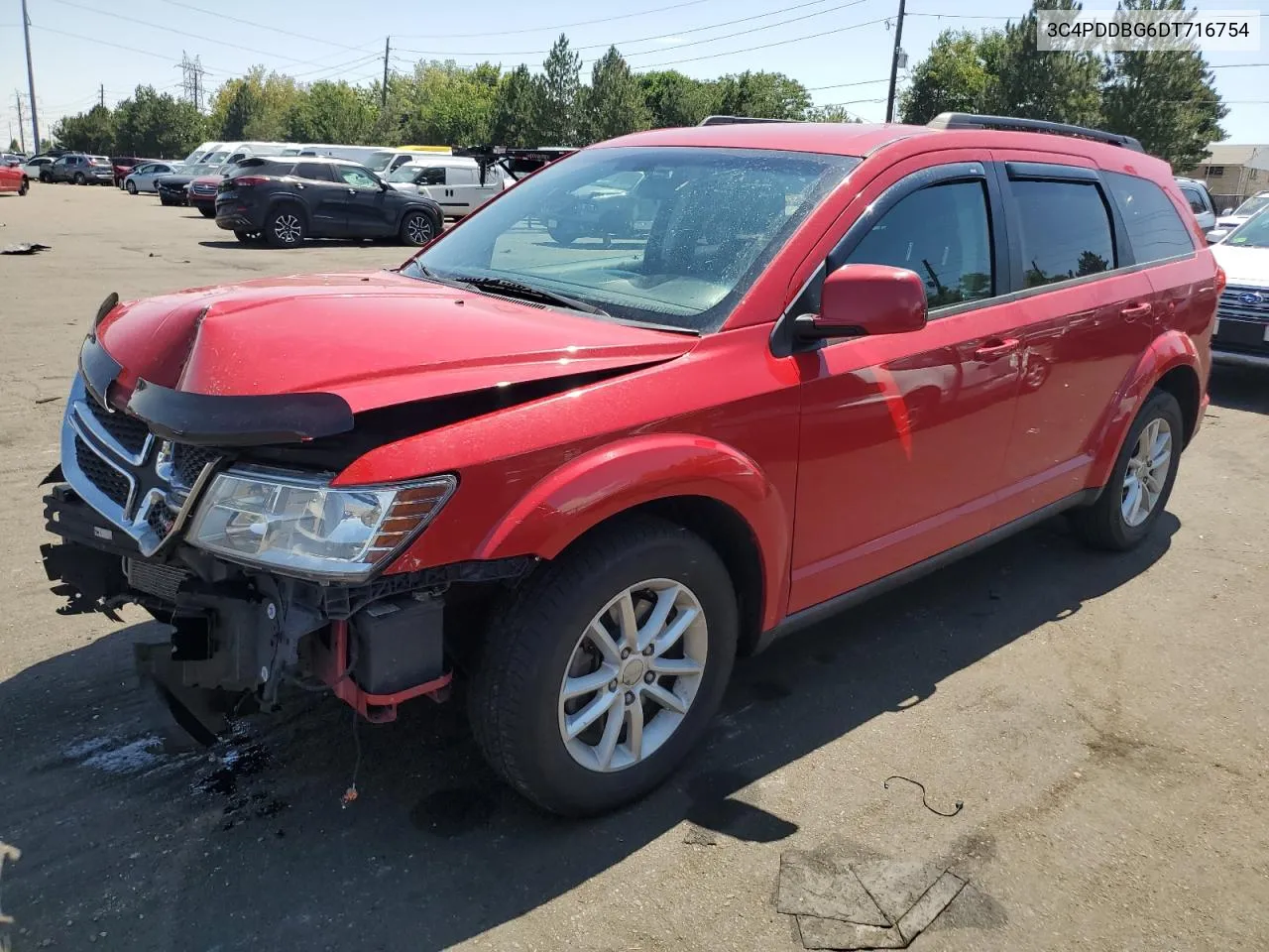 2013 Dodge Journey Sxt VIN: 3C4PDDBG6DT716754 Lot: 66321624