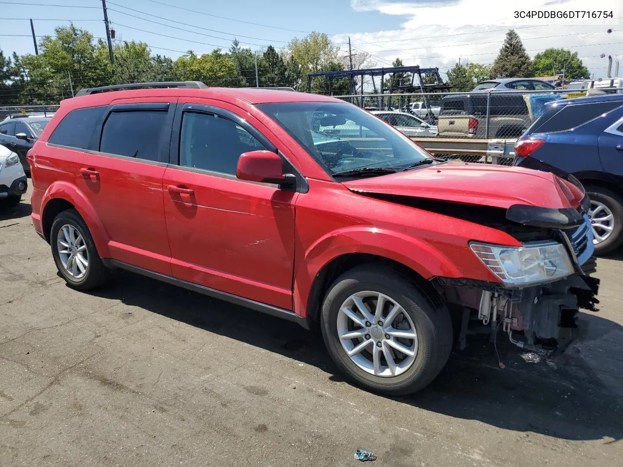 2013 Dodge Journey Sxt VIN: 3C4PDDBG6DT716754 Lot: 66321624