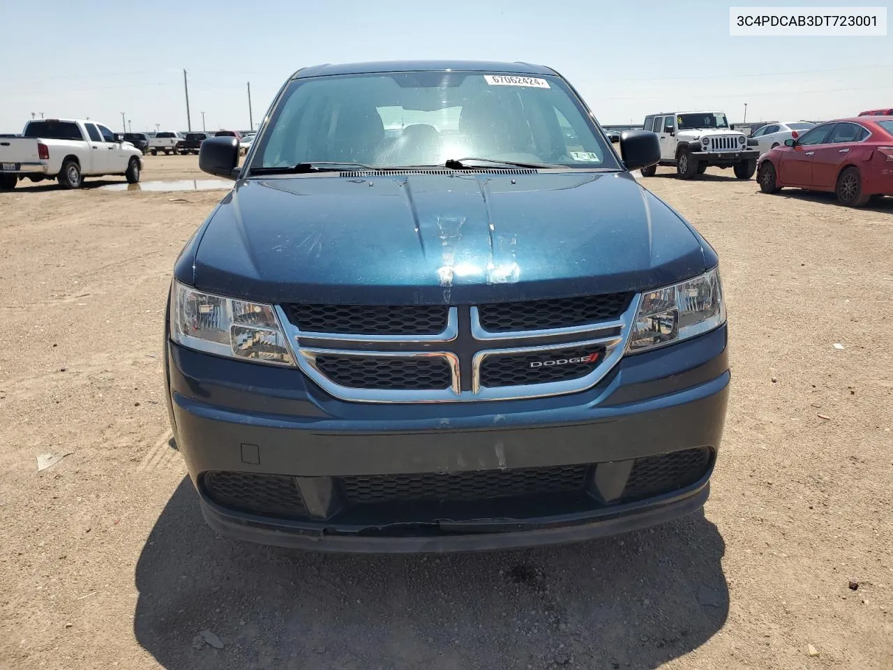 2013 Dodge Journey Se VIN: 3C4PDCAB3DT723001 Lot: 67062424