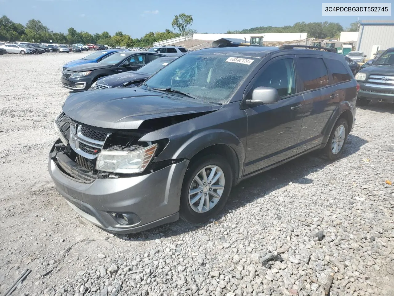 2013 Dodge Journey Sxt VIN: 3C4PDCBG3DT552745 Lot: 68348124