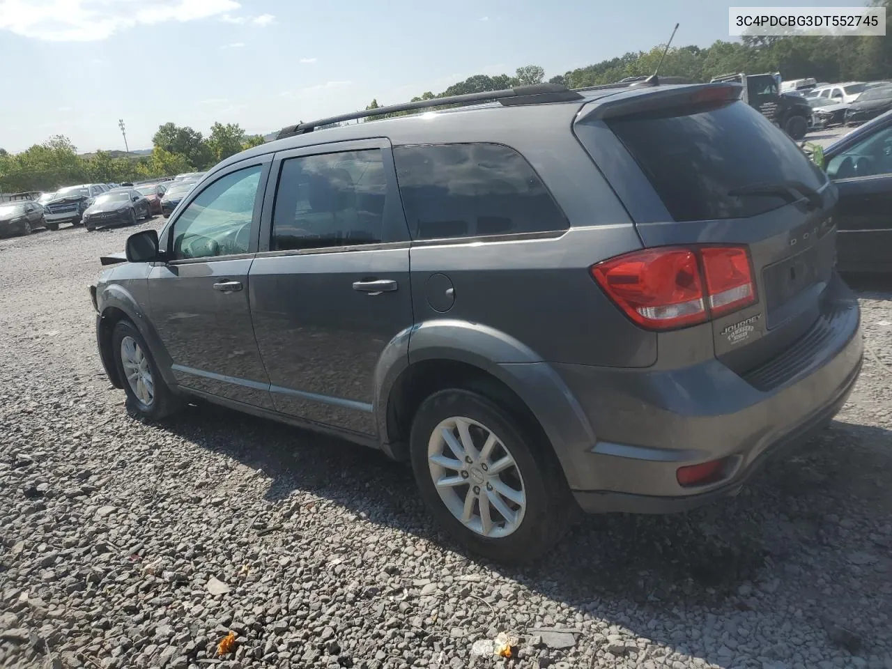 2013 Dodge Journey Sxt VIN: 3C4PDCBG3DT552745 Lot: 68348124