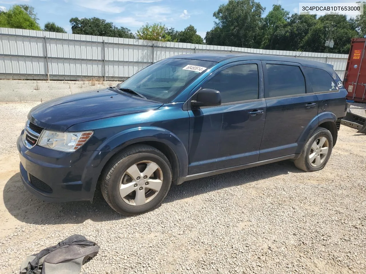 2013 Dodge Journey Se VIN: 3C4PDCAB1DT653000 Lot: 68480614