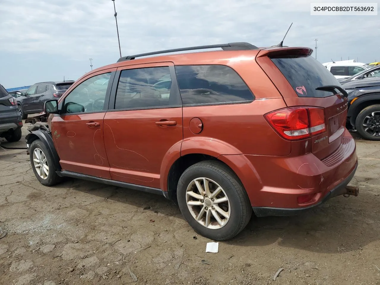 2013 Dodge Journey Sxt VIN: 3C4PDCBB2DT563692 Lot: 68876244