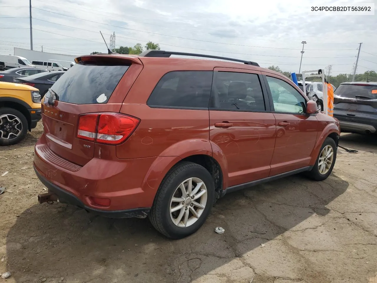 2013 Dodge Journey Sxt VIN: 3C4PDCBB2DT563692 Lot: 68876244