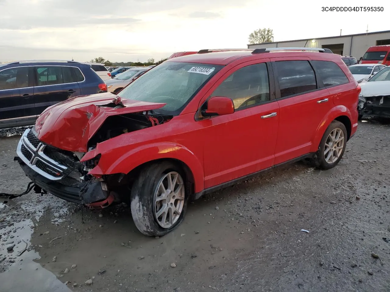 2013 Dodge Journey Crew VIN: 3C4PDDDG4DT595350 Lot: 69218334