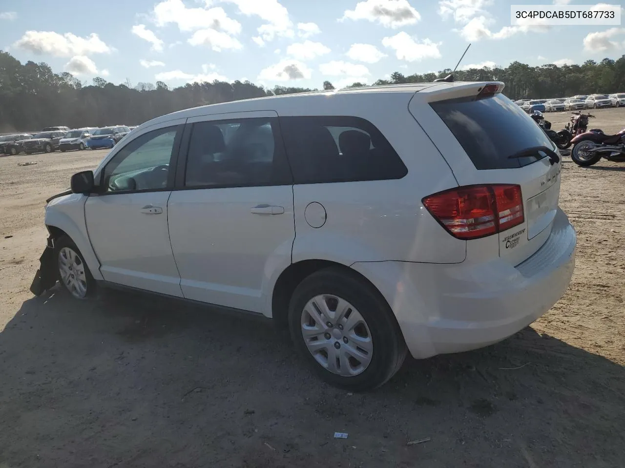 2013 Dodge Journey Se VIN: 3C4PDCAB5DT687733 Lot: 69687804