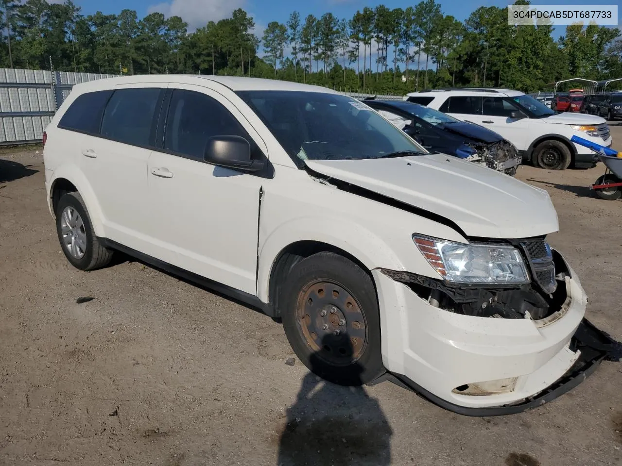 2013 Dodge Journey Se VIN: 3C4PDCAB5DT687733 Lot: 69687804