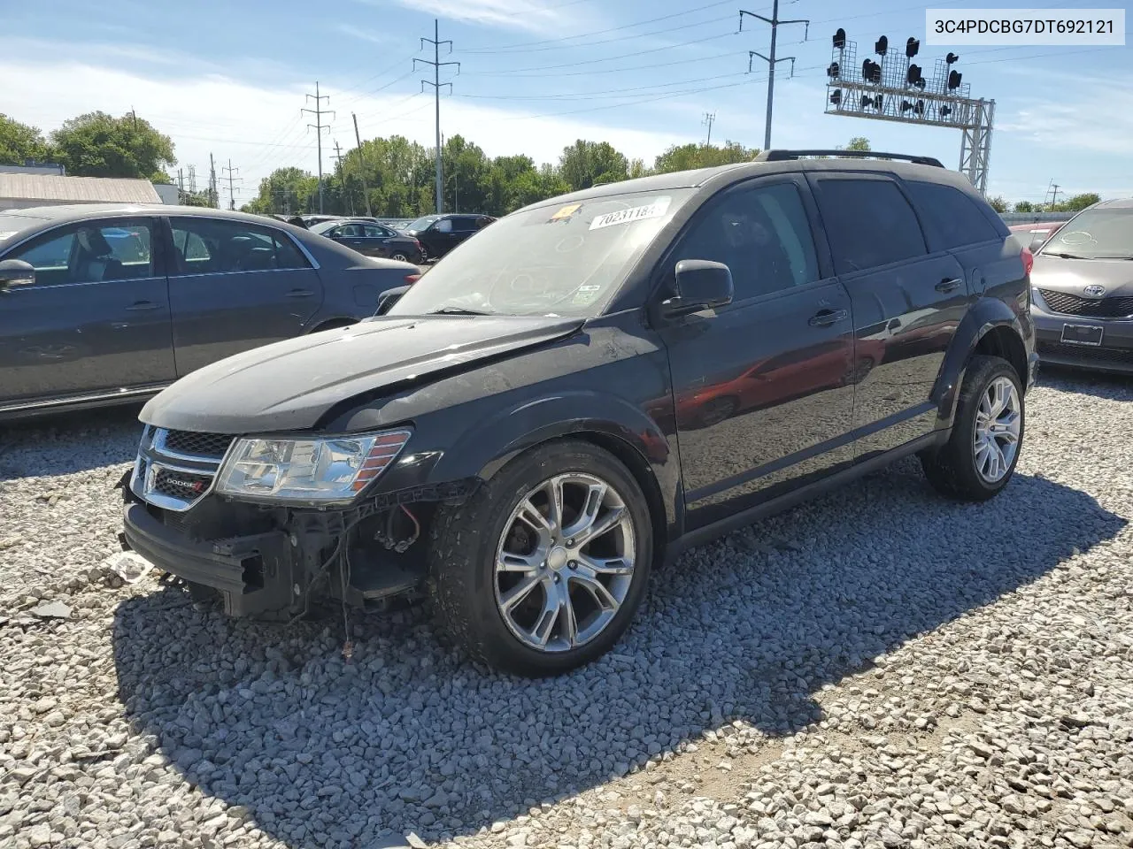 2013 Dodge Journey Sxt VIN: 3C4PDCBG7DT692121 Lot: 70231184