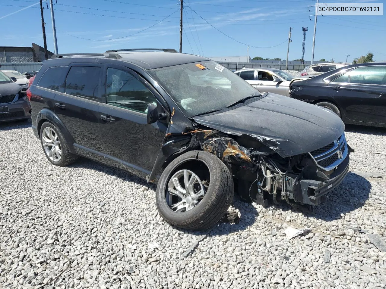 2013 Dodge Journey Sxt VIN: 3C4PDCBG7DT692121 Lot: 70231184