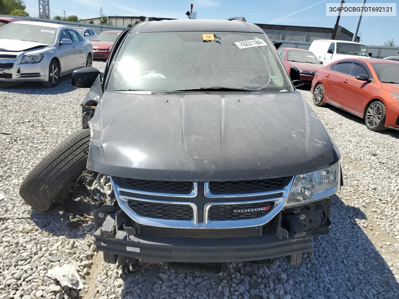 2013 Dodge Journey Sxt VIN: 3C4PDCBG7DT692121 Lot: 70231184