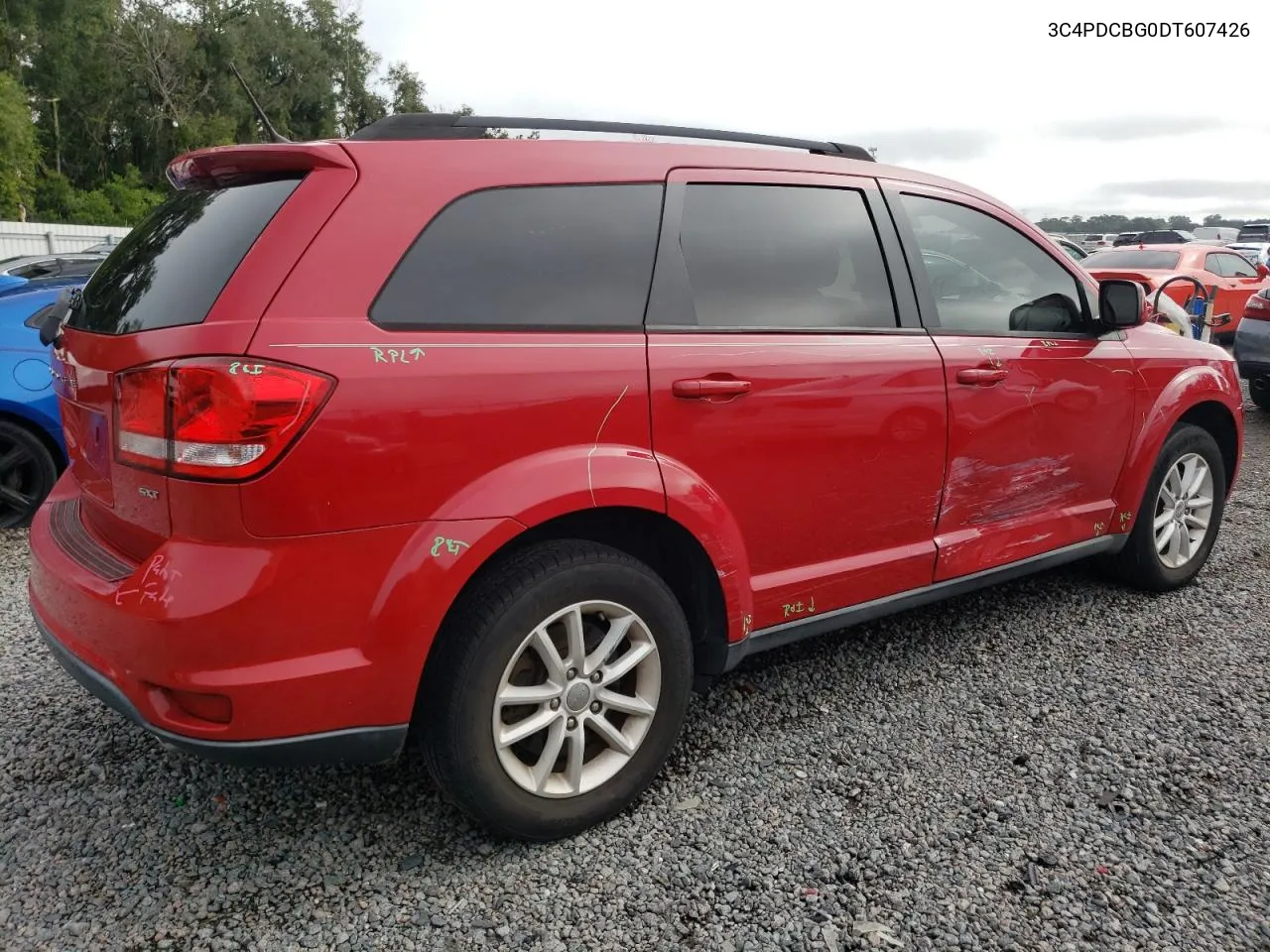 2013 Dodge Journey Sxt VIN: 3C4PDCBG0DT607426 Lot: 70245134