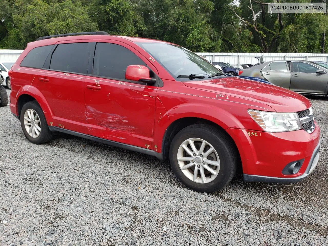 2013 Dodge Journey Sxt VIN: 3C4PDCBG0DT607426 Lot: 70245134