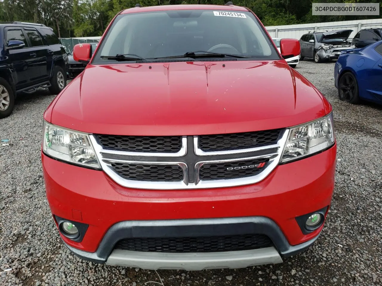 2013 Dodge Journey Sxt VIN: 3C4PDCBG0DT607426 Lot: 70245134