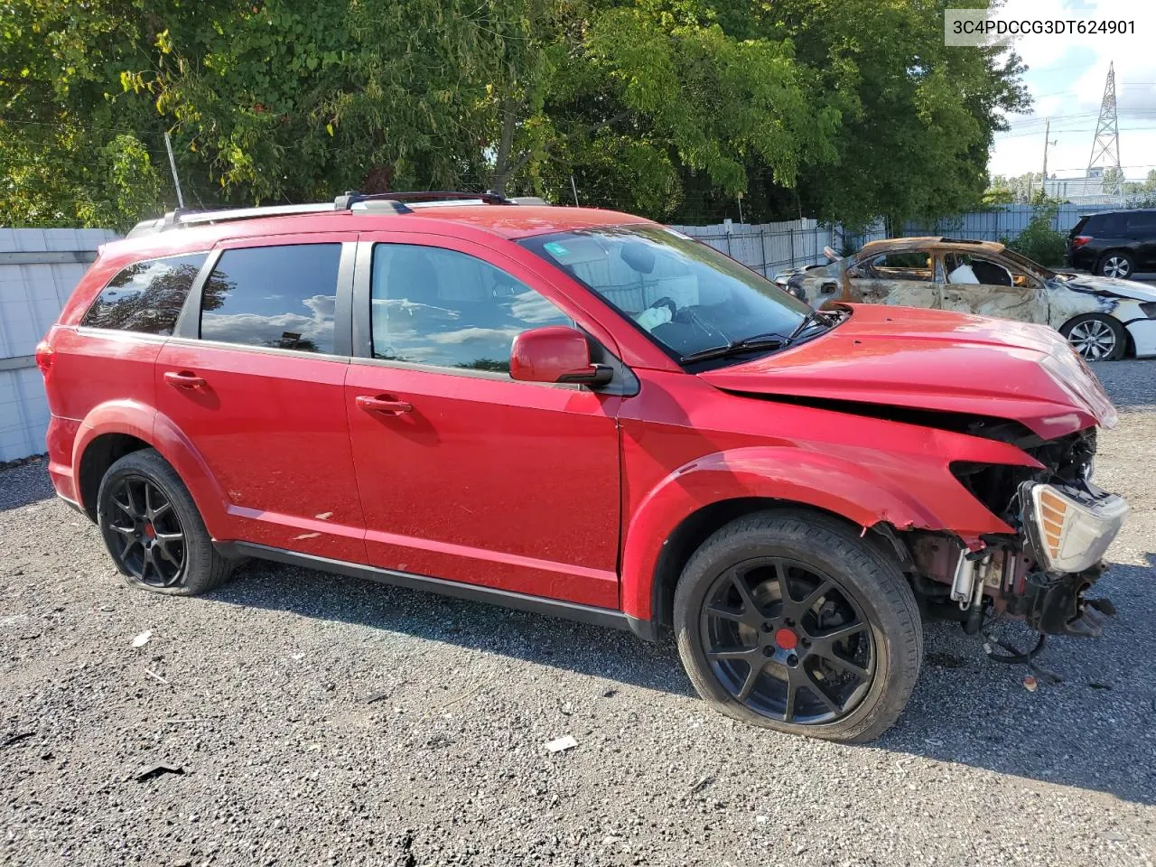 2013 Dodge Journey Sxt VIN: 3C4PDCCG3DT624901 Lot: 70961694