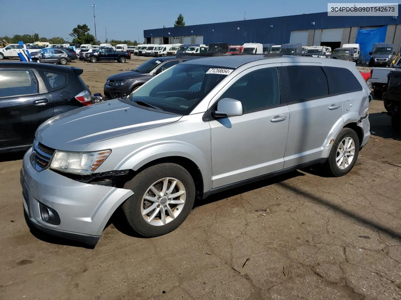 2013 Dodge Journey Sxt VIN: 3C4PDCBG9DT542673 Lot: 71268654