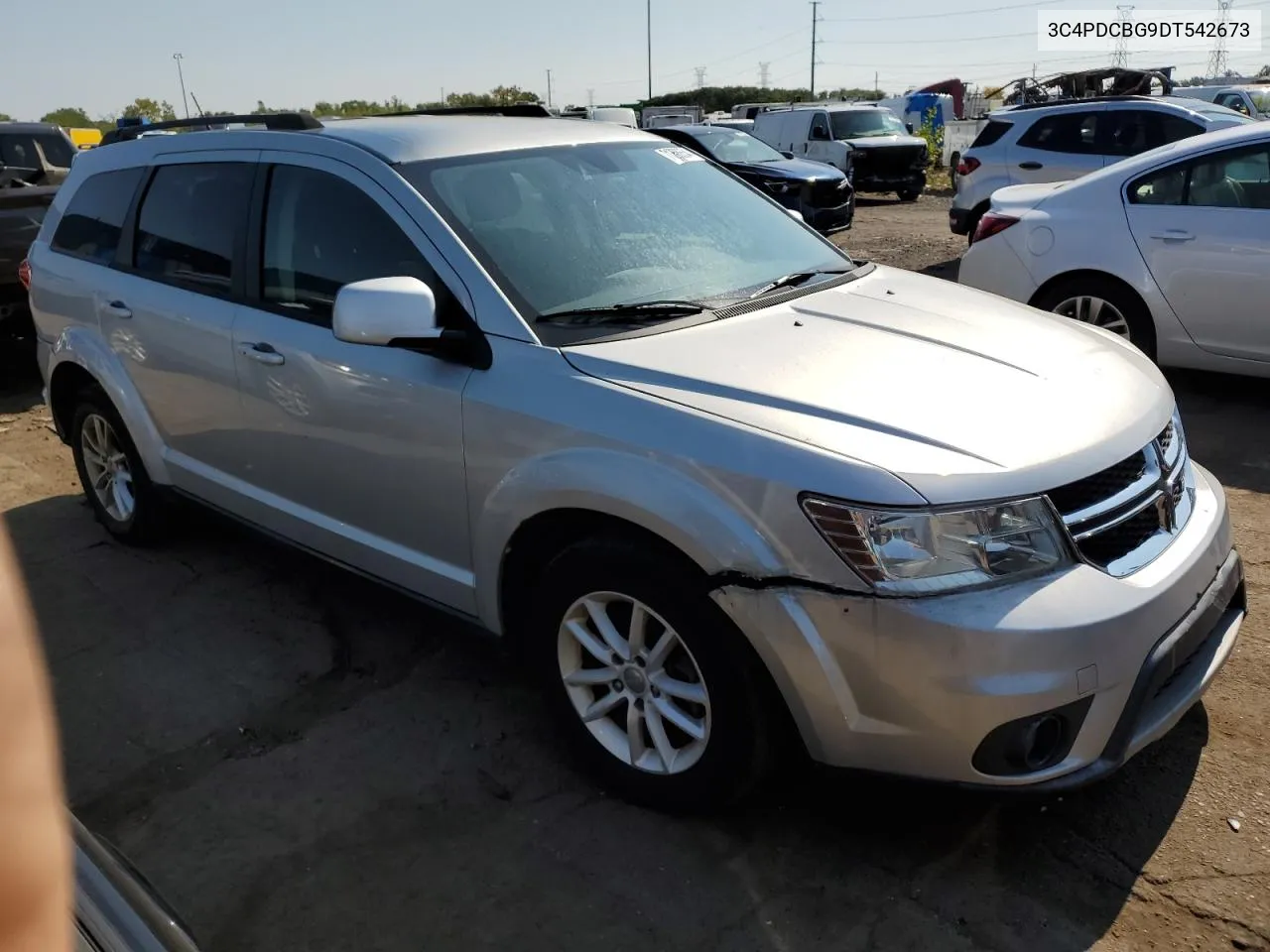 2013 Dodge Journey Sxt VIN: 3C4PDCBG9DT542673 Lot: 71268654