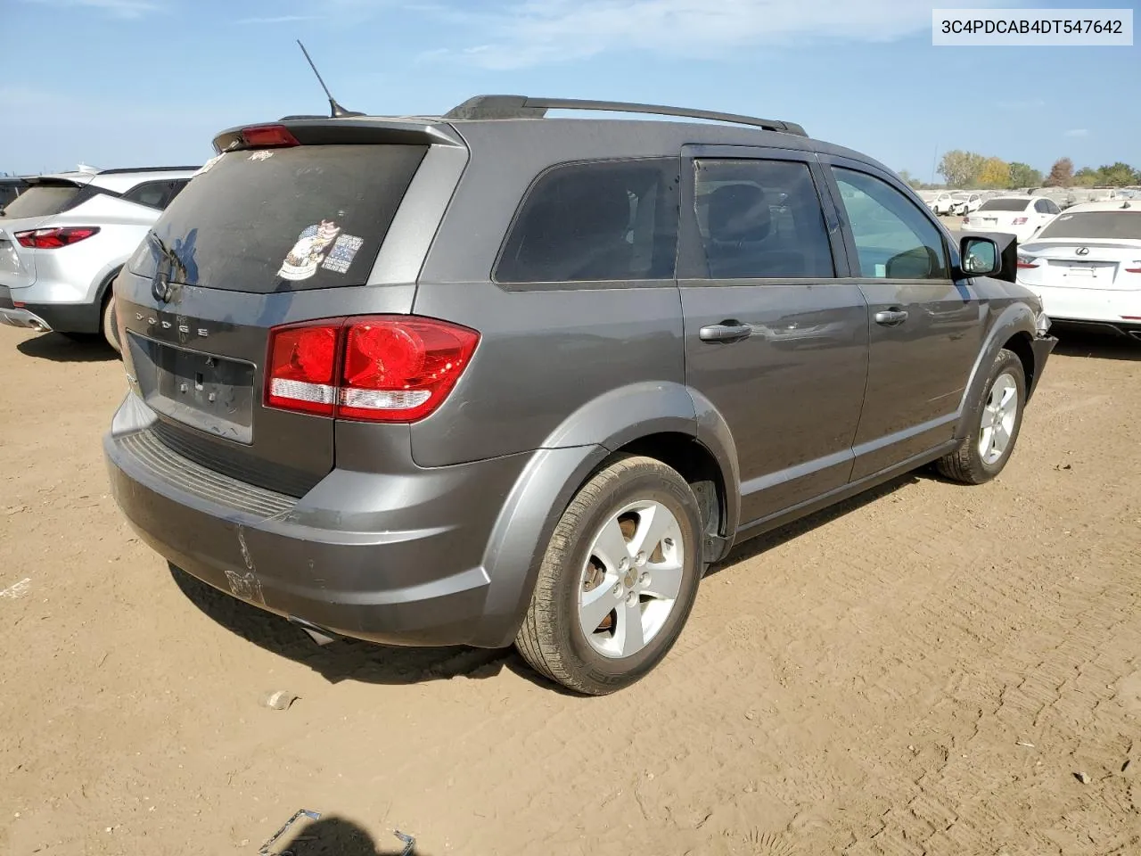 2013 Dodge Journey Se VIN: 3C4PDCAB4DT547642 Lot: 71752114