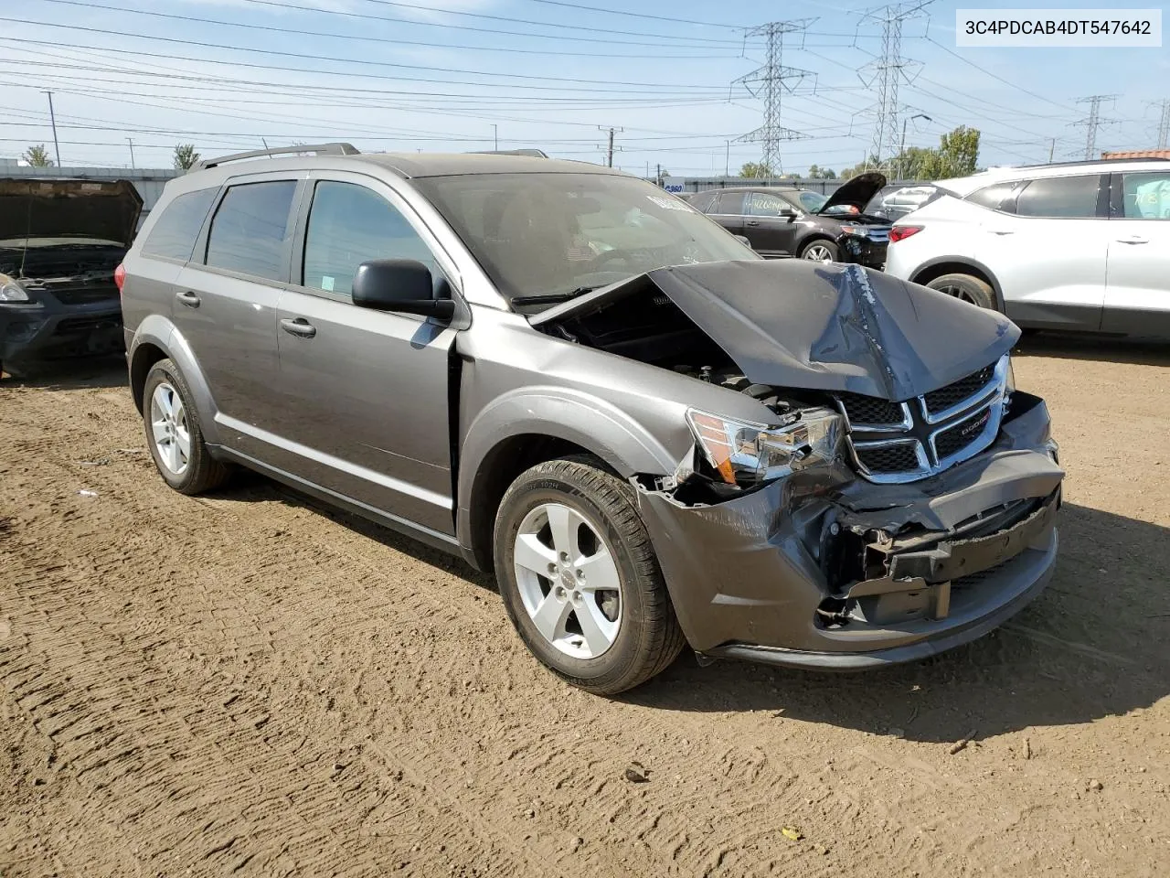 2013 Dodge Journey Se VIN: 3C4PDCAB4DT547642 Lot: 71752114