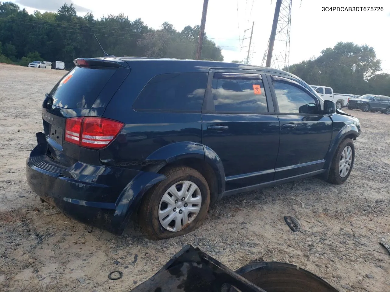 2013 Dodge Journey Se VIN: 3C4PDCAB3DT675726 Lot: 72142844