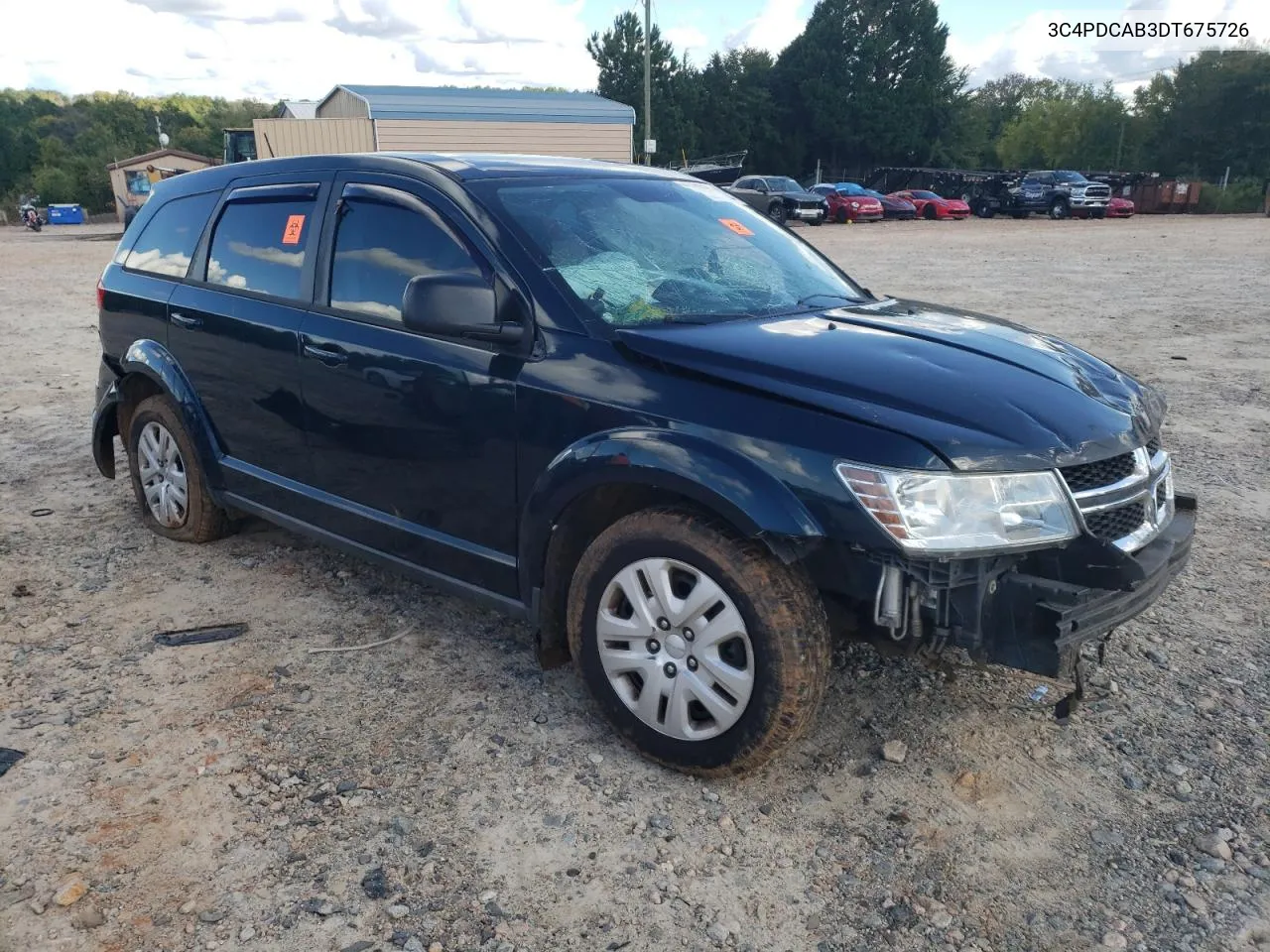 2013 Dodge Journey Se VIN: 3C4PDCAB3DT675726 Lot: 72142844