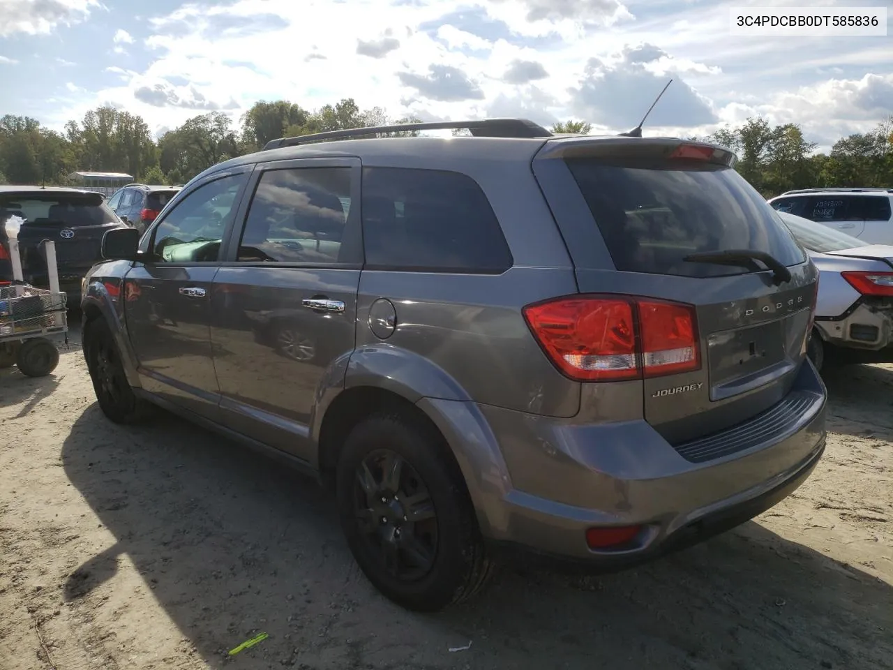 2013 Dodge Journey Sxt VIN: 3C4PDCBB0DT585836 Lot: 72245004